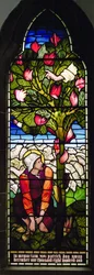 Kirkcaldy, St Brycedale, Mosè e il Roveto Ardente, 1892